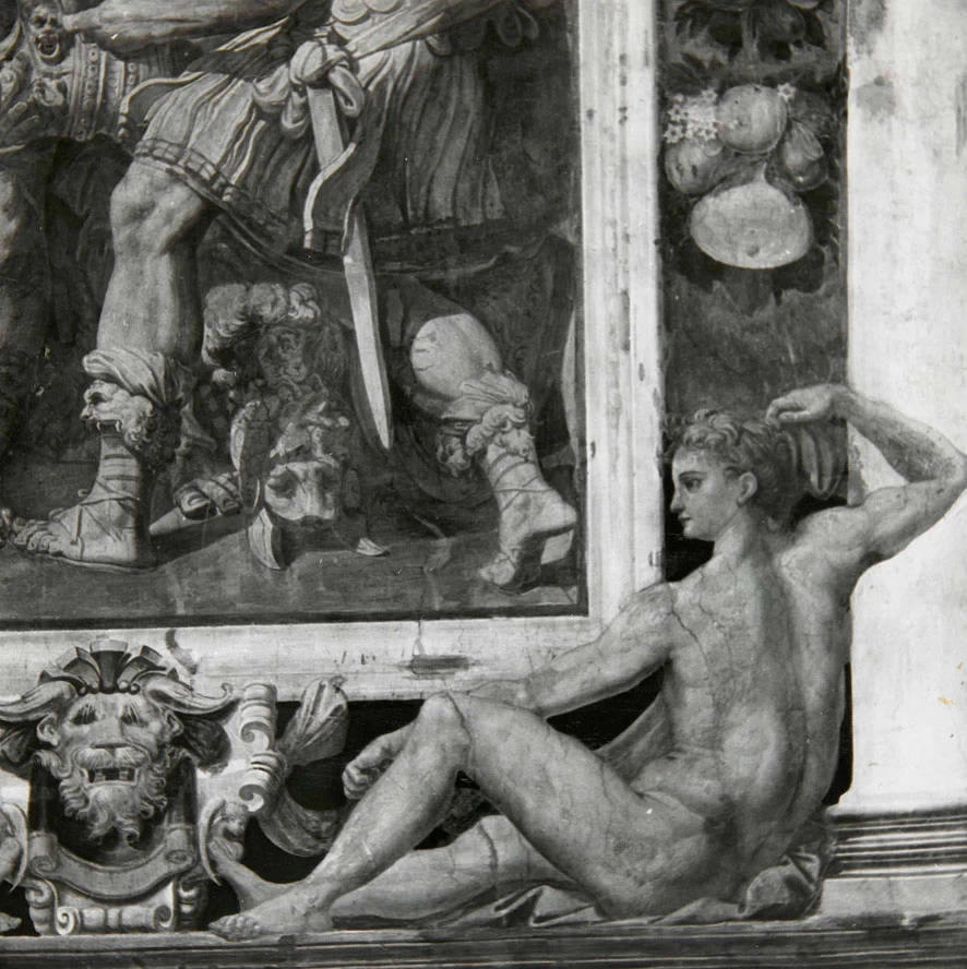 Perin del Vaga - Alessandro Magno taglia il nodo gordiano, Castel Sant'Angelo, Roma 2